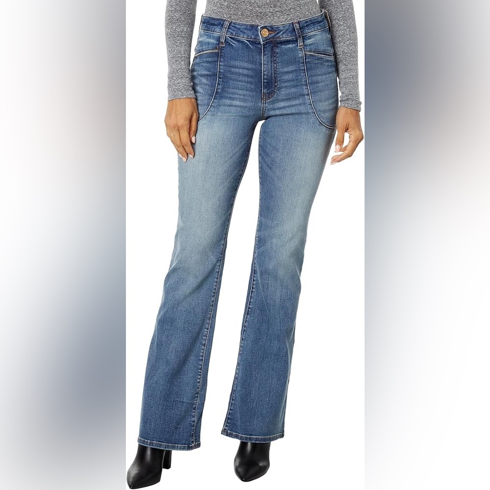 Kut jeans Ana high rise fab ab flare foxy wash